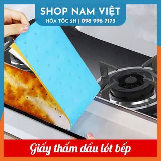 Giấy thấm dầu lót bếp, lót máy hút mùi