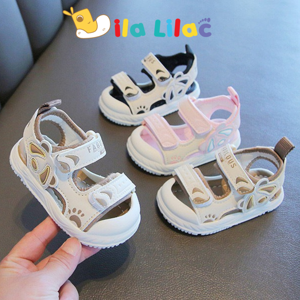 Dép quai hậu bé trai, bé gái tập đi LILA, dép sandal phong cách thể thao năng động đế mềm êm chân cho bé  (6789)