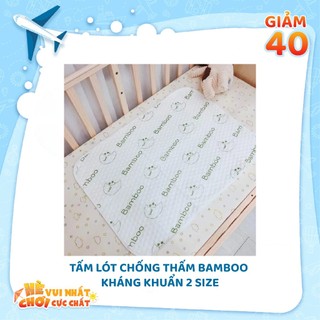 Lót chống thấm thay tã cho bé 4 lớp sợi tre Bamboo cao cấp Comfybaby tự nhiên, kháng khuẩn, thoáng khí