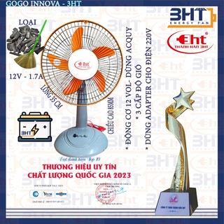 Quạt bàn b3 dùng bình 12v - ko kèm bình