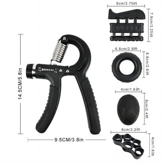  Kìm Bóp Tay 5-60kg, Kìm Tập Cơ Tay, Dụng Cụ Tập Gym Tại Nhà Điều Chỉnh Lực Có Đếm- N99