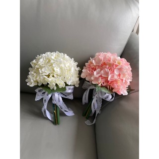Hoa cưới, hoa cầm tay cô dâu cẩm tú cầu HB88