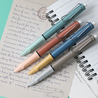 Bút máy / Bút mực/ Bút bơm mực ngòi nhấn 0,38mm màu retro