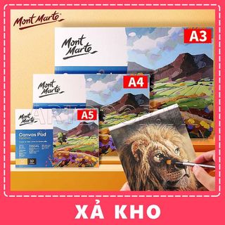 Canvas vẽ tranh mont marte pad dạng sổ xé a5
