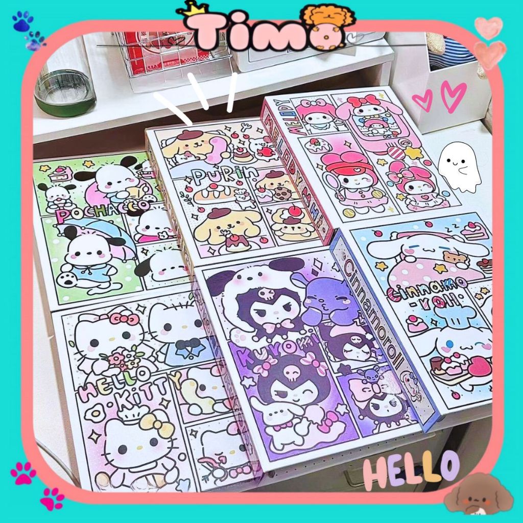 Album Ảnh Rỗng Không Kèm Sheet Sổ Đựng Card Kpop Kuromi Cinnamoroll Pochacco Timo VPBL26