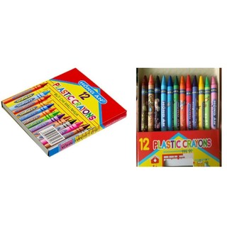 Hộp 12 cây bút sáp màu ngắn