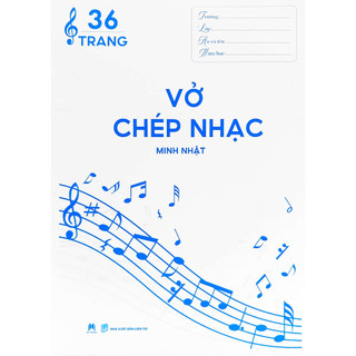Vở chép nhạc 36 trang - hhb
