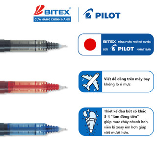 Bút Pilot mực nước Hi-Techpoint V5 tip ngòi 0.5mm – Bút Mực Nước Ngòi 0.5mm Viết Êm, Chính Hãng