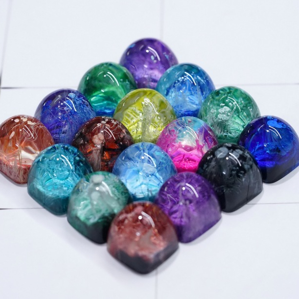 49Fzone - Keycap bàn phím cơ, Keycap artisan - Texture DOM profile