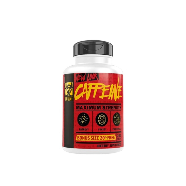 Viên Mutant Caffeine (240 viên) - Tăng cường tập trung, tỉnh táo - Made in Canada - Gymstore