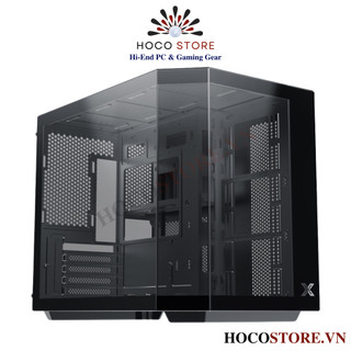 Vỏ case máy tính xigmatek cubi m - màu đen / trắng | hoco store pc