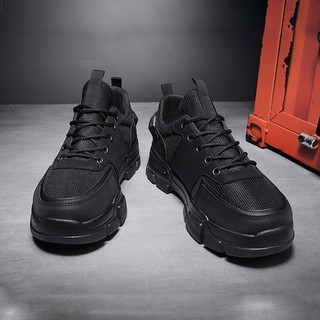 Giày Boots Da Cực Chất BCT Cổ Thấp  - Đen