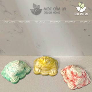  Cóc 3 Chân Thiềm Thừ Decor Phong Thủy Chất Liệu Bột Đá Composite - Mộc Cẩm Lai Decor 