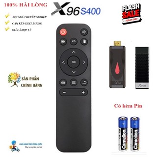 Remote điều khiển đầu android tv box android tv box x96 s400 x96s x96s400 hàng zin mới tặng kèm pin