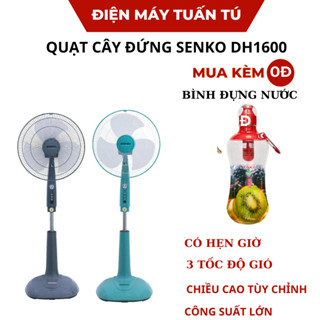 Quạt điện cơ cây đứng lửng cao cấp Midea FS40-17VD, Comfee , Senko,