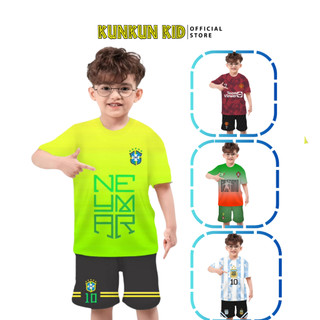 Quần áo bé trai đá banh, bóng rổ Kunkun Kids Thun lạnh - Đồ bộ thể thao trẻ em size đại từ 10-60kg TT0026-027-028-029