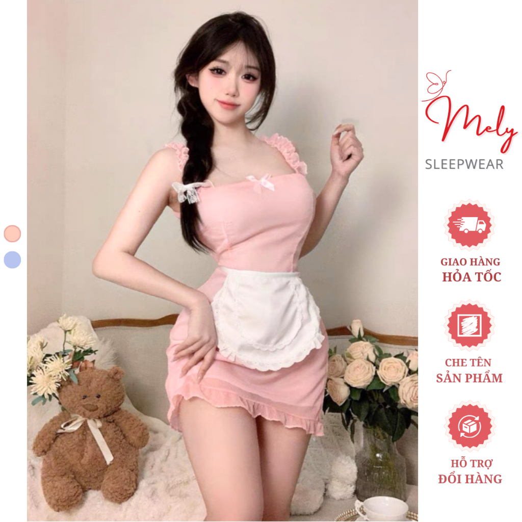 Đồ Ngủ Cô Hầu Gái  Cosplay Sexy Quyến Rũ Váy Ngủ Đầm Ngủ Dễ Thương C233 | BigBuy360 - bigbuy360.vn
