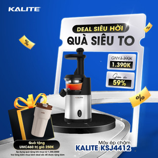  Máy ép chậm Kalite KSJ4412 công suất 200W ép trái cây kiệt bã - bảo hành 24 tháng