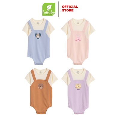 LULLABY - NH896R - Romper cộc tay bé trai/bé gái