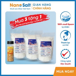 Muối Epsom Tinh Khiết, Tự Nhiên dùng Thải độc , Muối Đắng