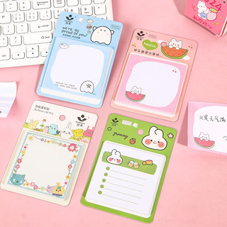 Set 30 tờ giấy note sticker ghi chú học tập cute bag u note30cute