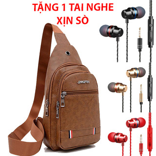 Túi Đeo Vai Nam Chống Trộm Hàng Ngày Túi Tote Đeo Chéo Eo Nhiều Ngăn