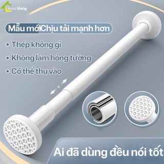 Thanh treo quần áo NAGO giá phơi quần áo, sào treo quần áo, sào phơi đồ không khoan tường