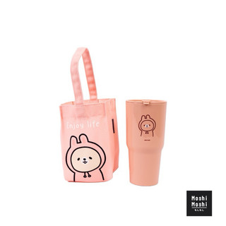 Ly nhựa + túi Moshi Thái