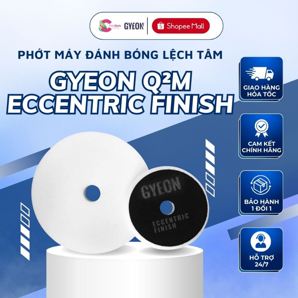 GYEON Q2M Eccentric Finish Phớt Đánh Bóng Lệch Tâm Bước Hoàn Thiện