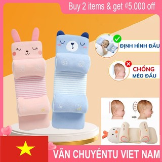 Gối chặn định hình đầu cho bé sơ sinh giúp định hình đầu, chống méo đầu bẹp đầu cho trẻ sơ sinh