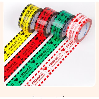 Băng keo hàng dễ vỡ Fragile Handle With Care Thiên Long BKD-001 - 50m