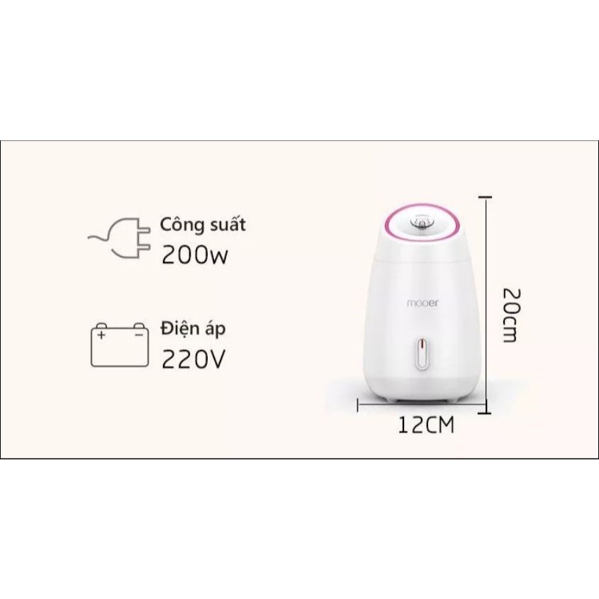 Máy xông mặt cao cấp Maoer [BẢO HÀNH 6 THÁNG]