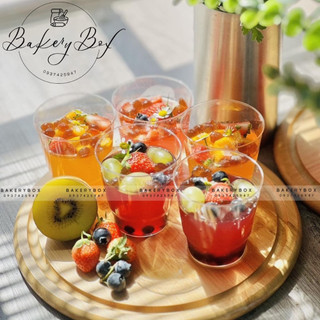 100 Ly Hàng Không Đựng Bánh Lạnh, Ly Mica Đựng Tiramisu, Mousse, Panna Cotta
