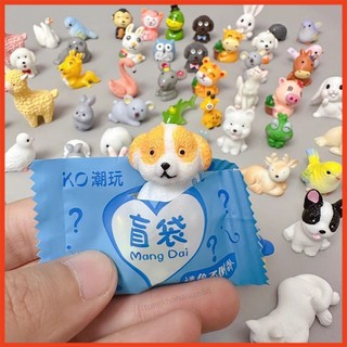 Túi kẹo charm bóc quà bất ngờ, Túi mù hình con vật và đồ ăn làm đồ chơi cute quà tặng học sinh