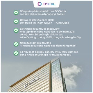 [Outlet S1] Điện thoại OSCAL TIGER 12 (8+8GB/128GB) (12+12GB/256GB) có hỗ trợ NFC  - Chính hãng (Nguyên Seal Chưa Active