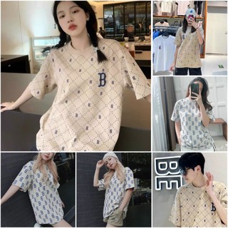 Áo thun tay ngắn gừng ny015b m/l/b monogram tee made in cam/bodia full-tag-code size s m l