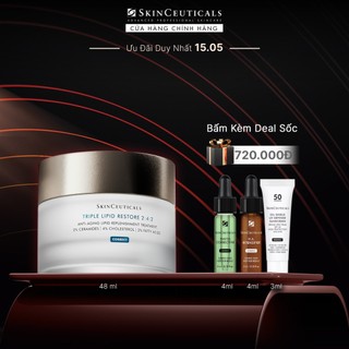 Kem dưỡng SkinCeuticals Triple Lipid Restore 2:4:2 giúp dưỡng ẩm, làm mềm mại, giảm nếp nhăn da 48ml