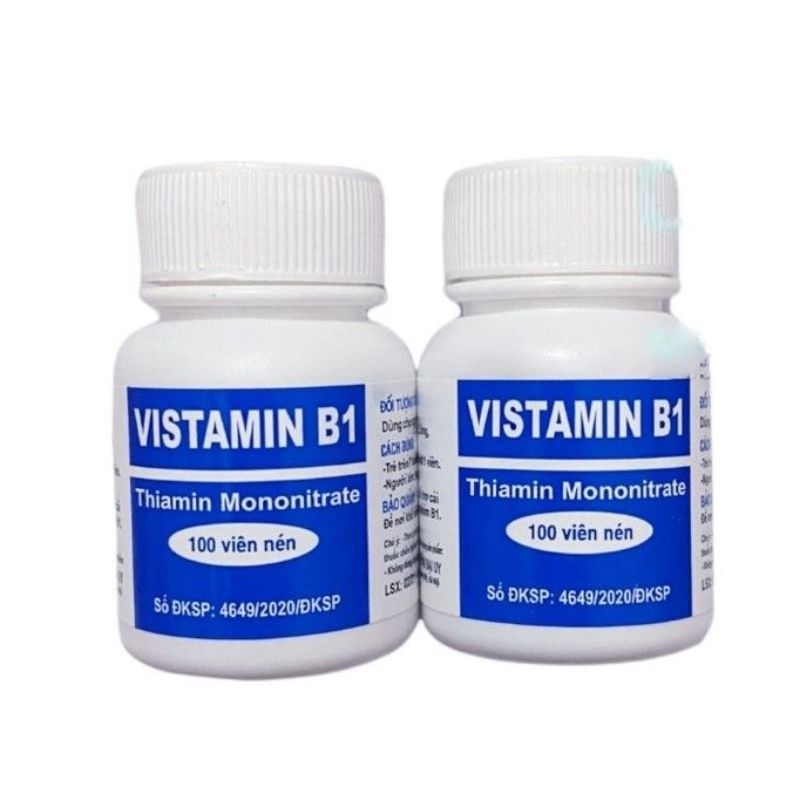 Vistamin B1 chai 100 viên