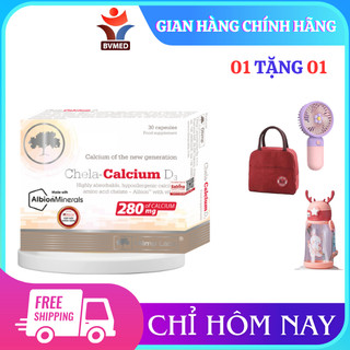 Canxi Chela Calcium D3 Canxi cho bà bầu, bổ sung canxi và vitamin D3 36.6g