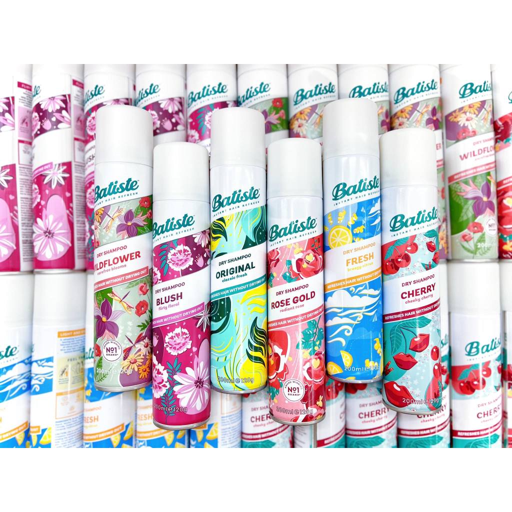 XỊT GỘI KHÔ BATISTE DRY SHAMPOO