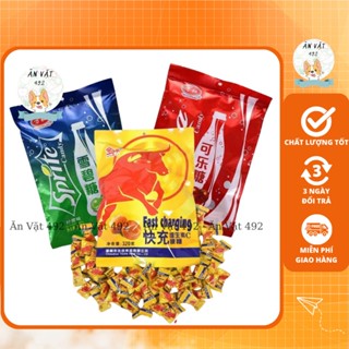  Kẹo Viên Ngậm Vị BÒ HÚC Tăng Lực Gói 320gam ~100 Viên - Ăn Vặt 492 