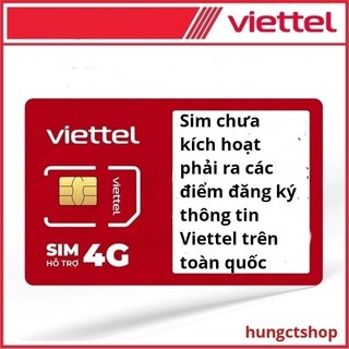 Có chọn số. Sim 4G Viettel tomato nguyên kít chưa đăng ký thông tin cá nhân.