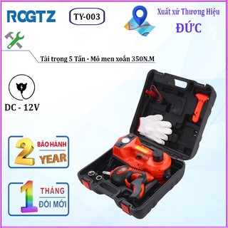 Bộ nâng kích gầm điện, kiêm máy bơm lốp và máy siết ốc ô tô đa năng 3 trong 1 ROGTZ
