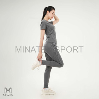 MINATEX - P3J2 - Bộ phông jogger tập gym yoga chạy bộ, mặc tôn dáng, nhẹ nhàng lịch sự, chất mỏng vừa mát mẻ thoải mái