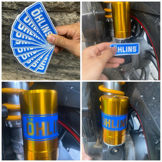 Tem Ohlins Xanh Dán Bình Dầu