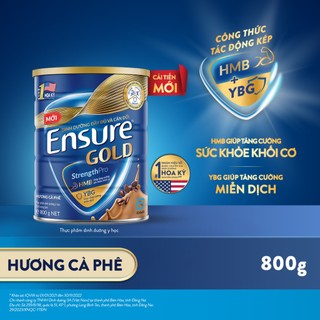 Sữa bột Ensure Gold Abbott hương cà phê 800g/ 850g