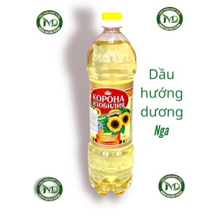 1Lit - Dầu hướng dương Nga - đủ giấy tờ công bố - Dầu hương dương nguyên chất 100%