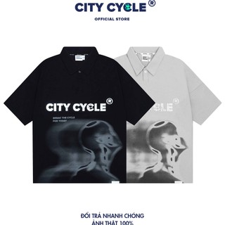 Áo Polo Local Brand Wayfarer thun cổ bẻ City Cycle form rộng oversize nam nữ