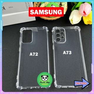 Ốp Samsung A72 / A73 Bảo Vệ Cam, Chống Sốc, Trong Suốt, Silicon