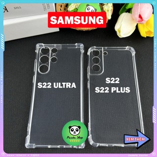 Ốp Samsung S22 / S22 PLUS / S22 ULTRA Bảo Vệ Cam, Chống Sốc, Trong Suốt, Silicon